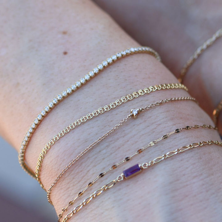 Lumineer 18k Tennis Bracelet