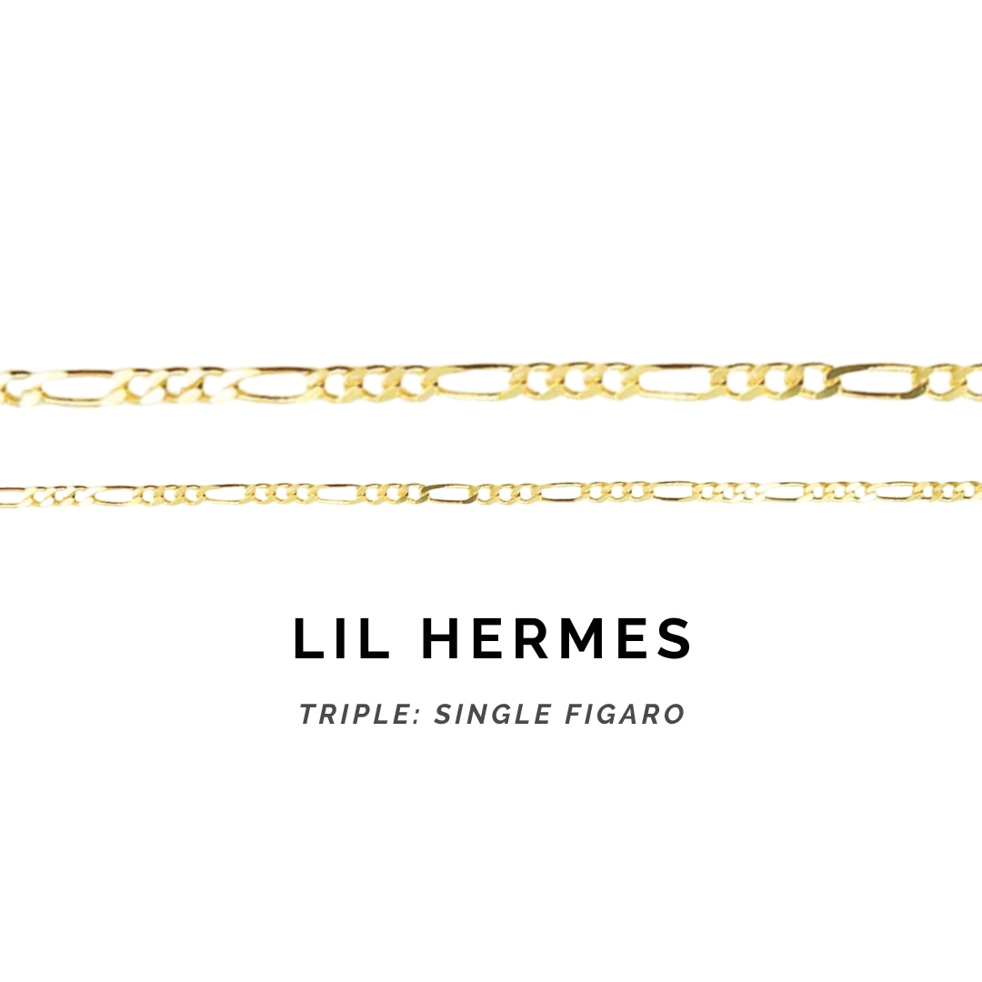 Lil Hermes Bracelet - 14k Gold Modern - The Guardian Chain