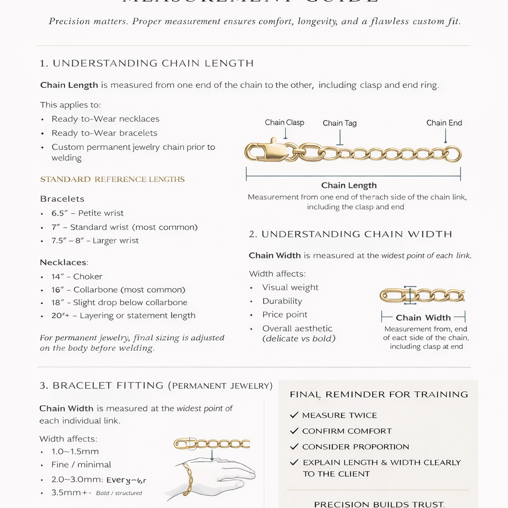 Jewelry Sizing Guide: How to Measure for the Perfect Fit