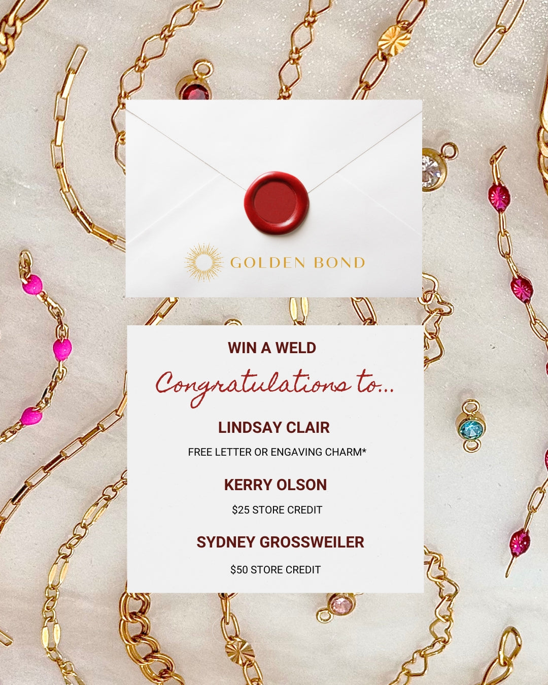 ✨ Win a Weld - January 16th Winners Announced