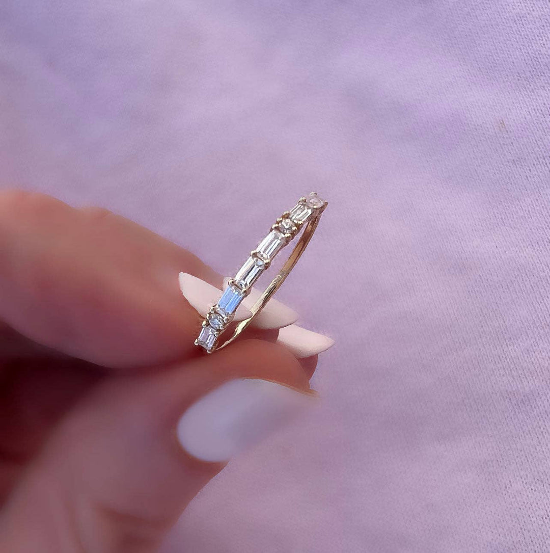 “Mama” Morse Code Ring