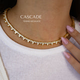 Golden Bond 18k Tennis Necklace