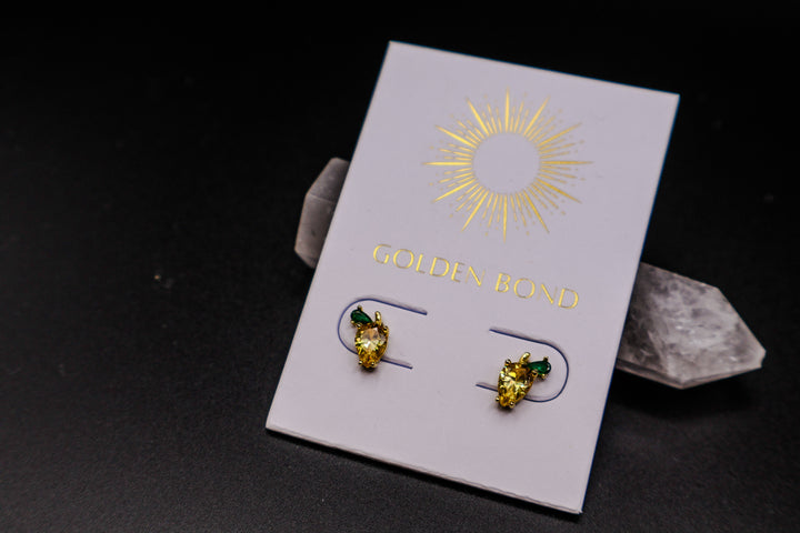 Leon Lemon - 14k Yellow Studs