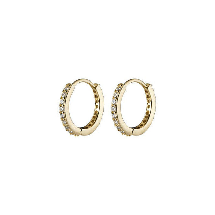 Everyday Pavé Hoop Earrings