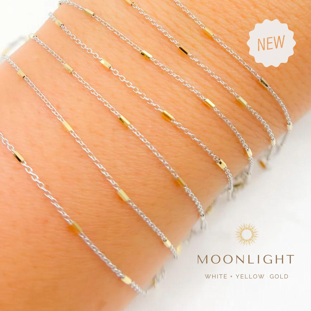 Moonlight 14k Gold Anklet