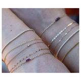 Lumineer 18k Tennis Bracelet