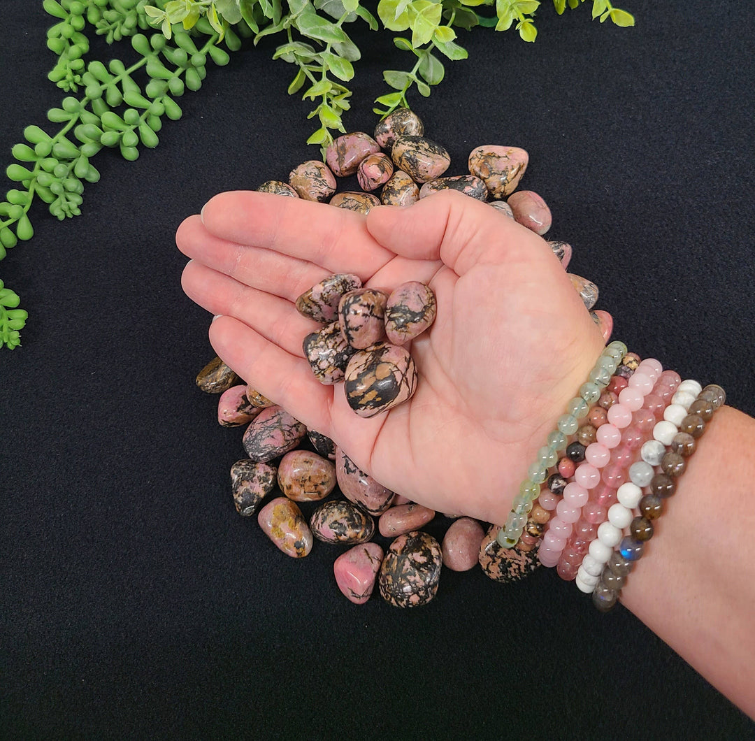 Rhodonite Stone - Healing, Strength, Compassion