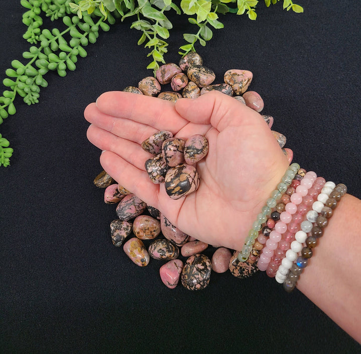 Rhodonite Stone - Healing, Strength, Compassion