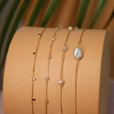 Soleil Shimmer Disc Bracelet