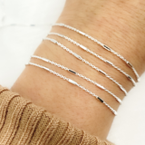 HALCYON Bracelet, Silver Bar