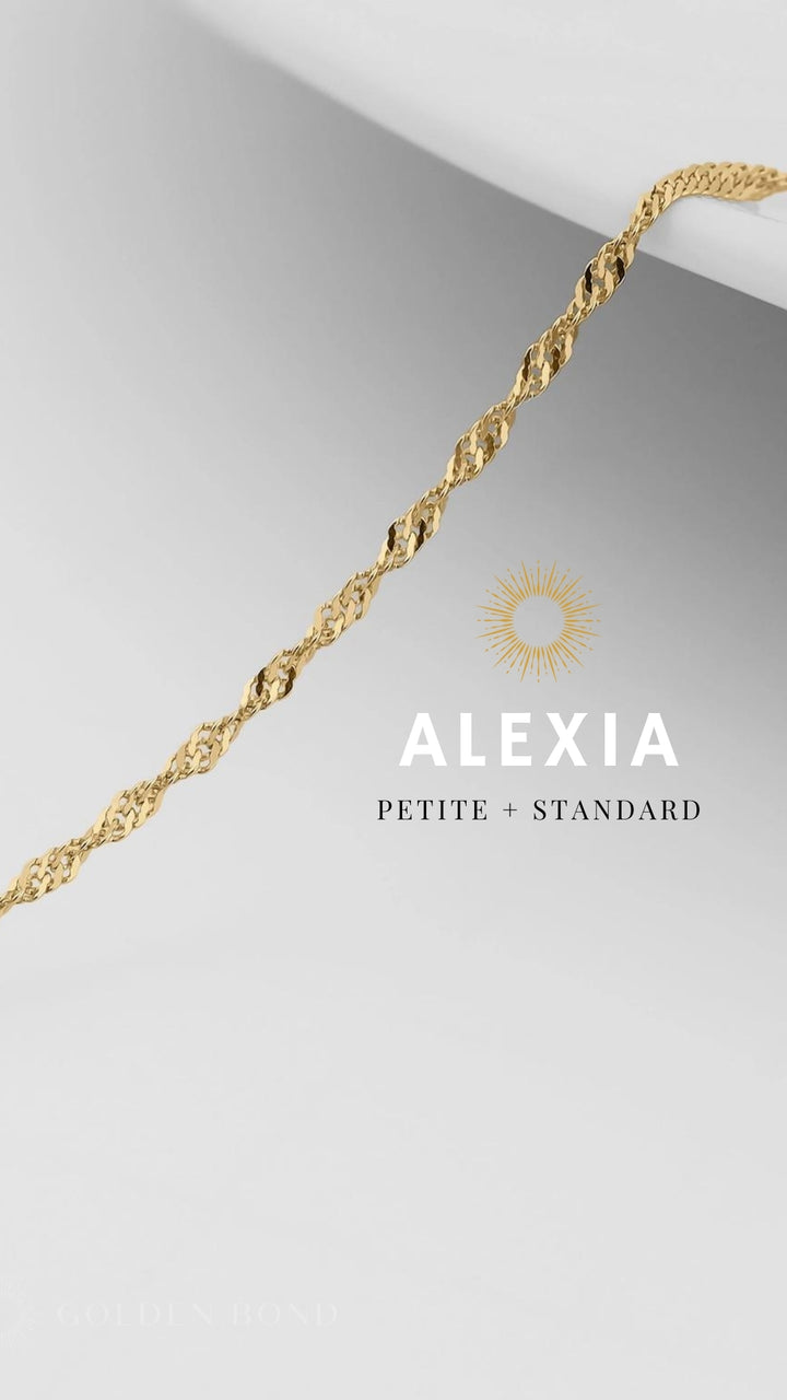 LUXE Permanent Bracelets - Solid 14k Gold