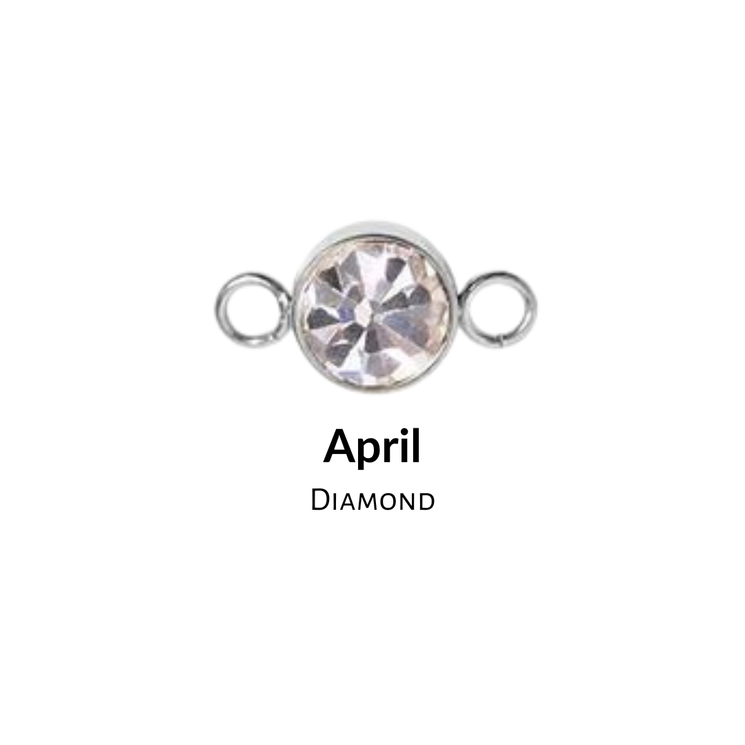 April Birthstone Charm