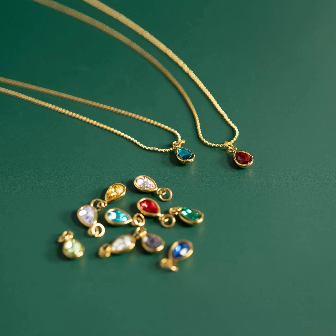 Birthstone Charm Drop