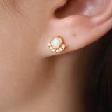 Opal Sunrise Studs