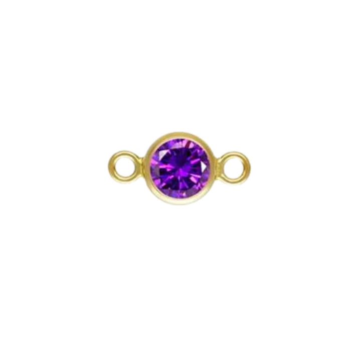 February Birthstone Charm