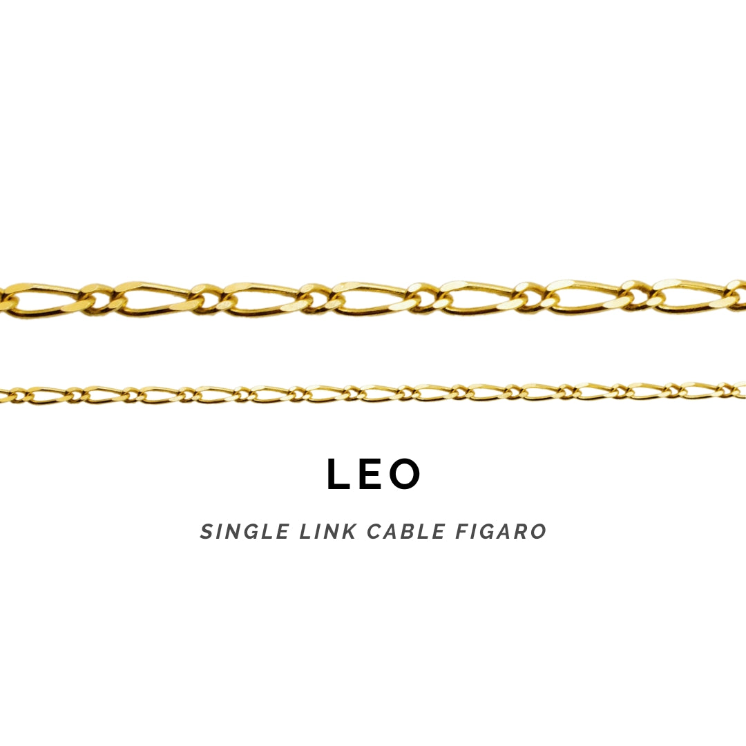 Leo Bracelet - 14k Gold Luxe - The Golden Link Figaro