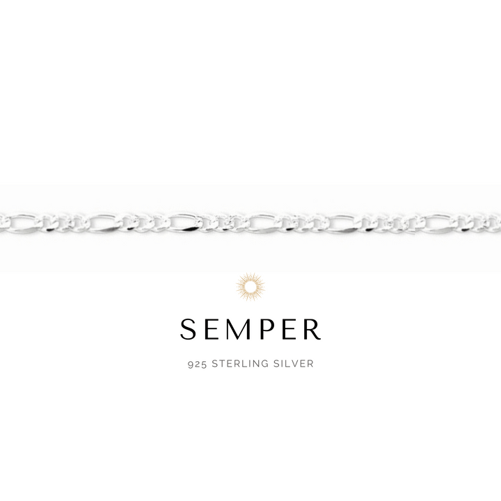 Hermes Anklet - 14k Gold Modern + 925 Silver