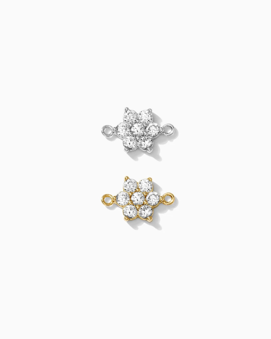 Flower CZ Charm | Permanent Jewelry