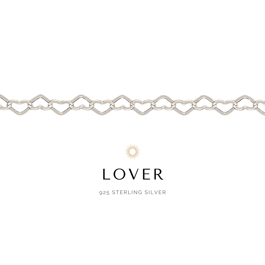 Heart Hand Chain - The Lover Chain - 925 Sterling Silver