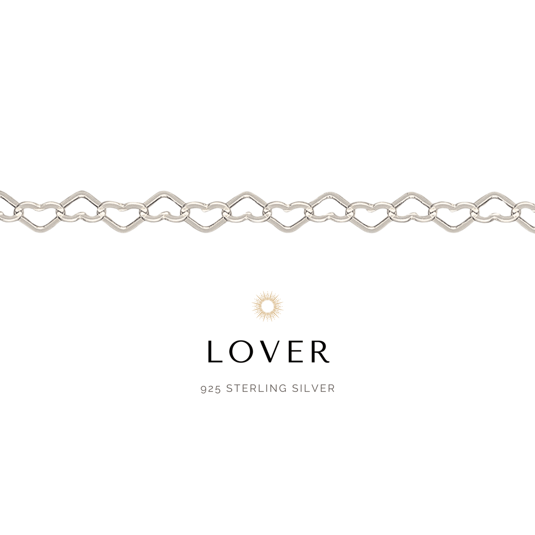 Heart Bracelet - The Lover Chain - 14k Golden Modern Fill Yellow