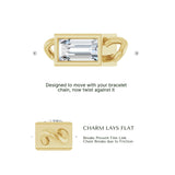 Horizon Baguette Bracelet Charm