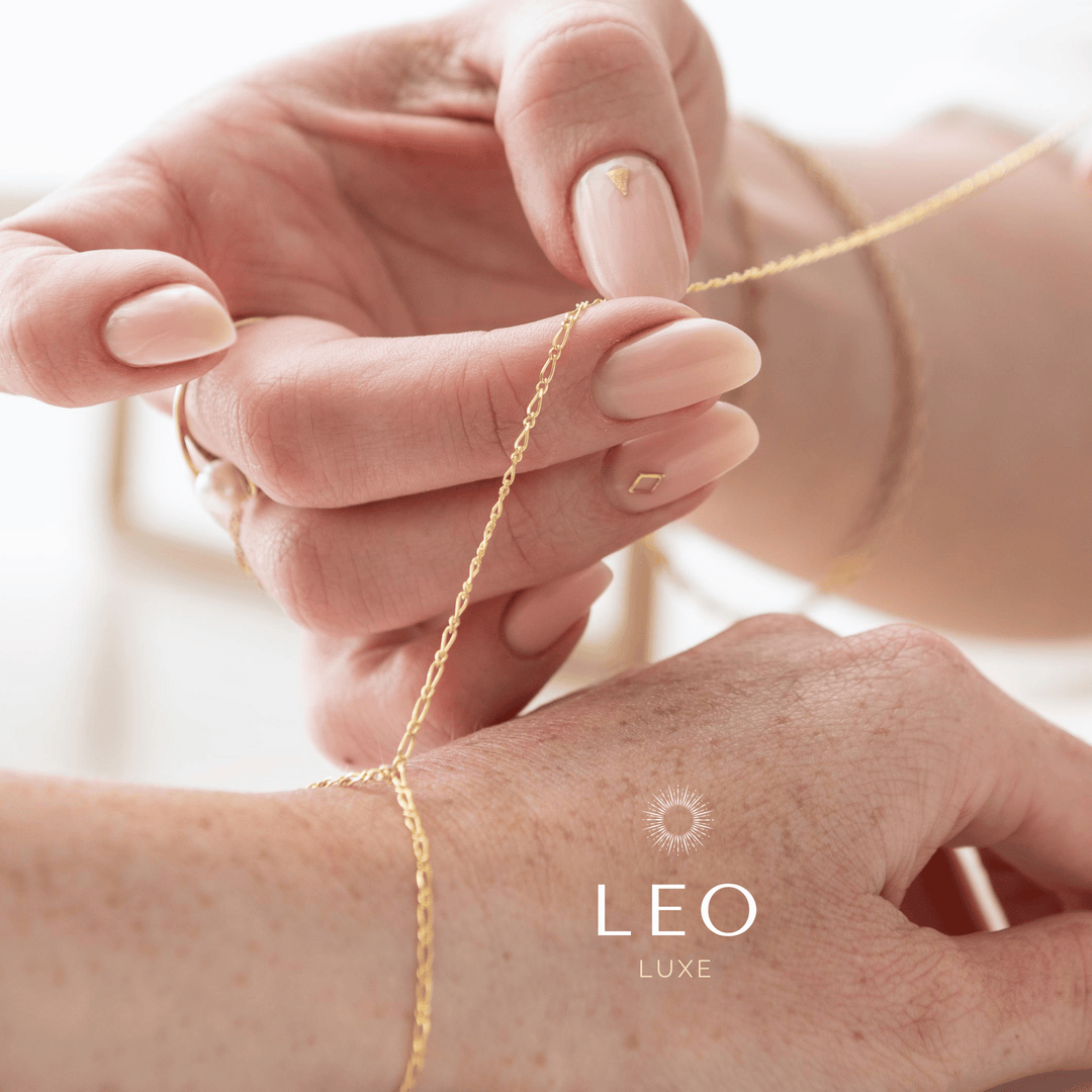 Leo Bracelet - 14k Gold Luxe - The Golden Link Figaro