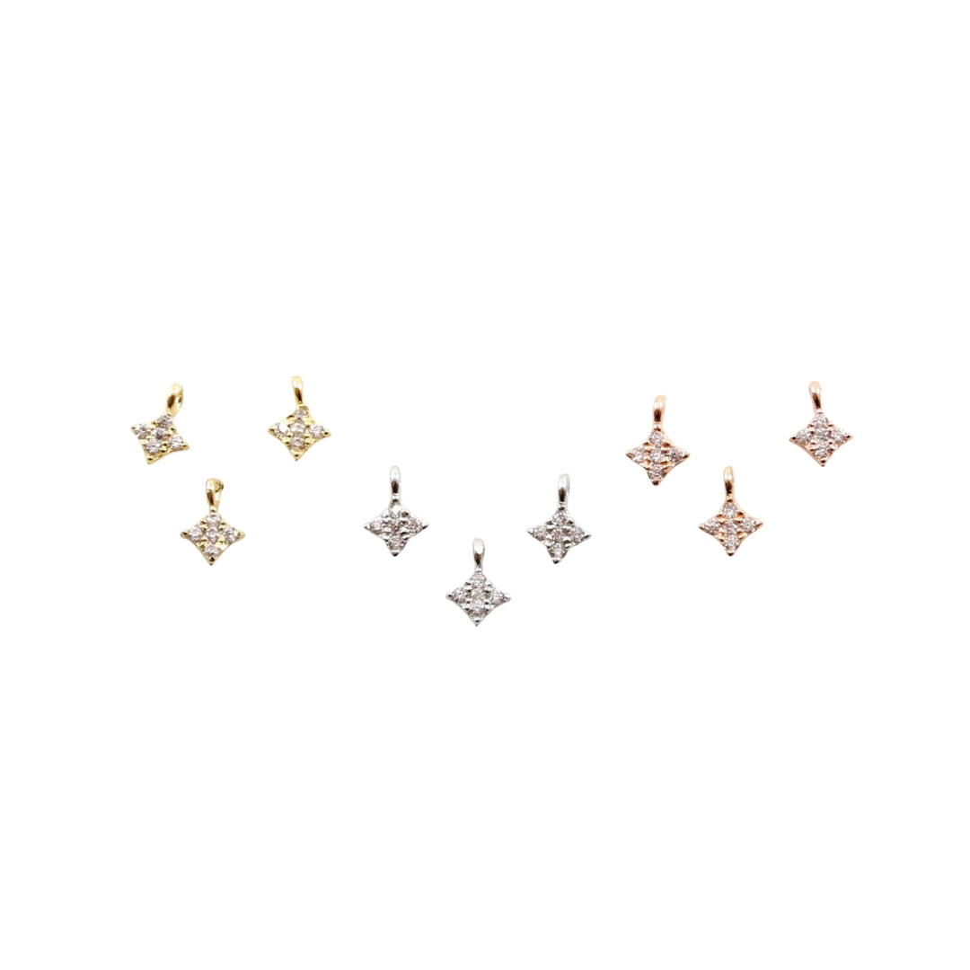 Lil Spark CZ Charm | Permanent Jewelry