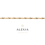 Alexia Bracelet - Modern Gold | The Gold Twister Chain