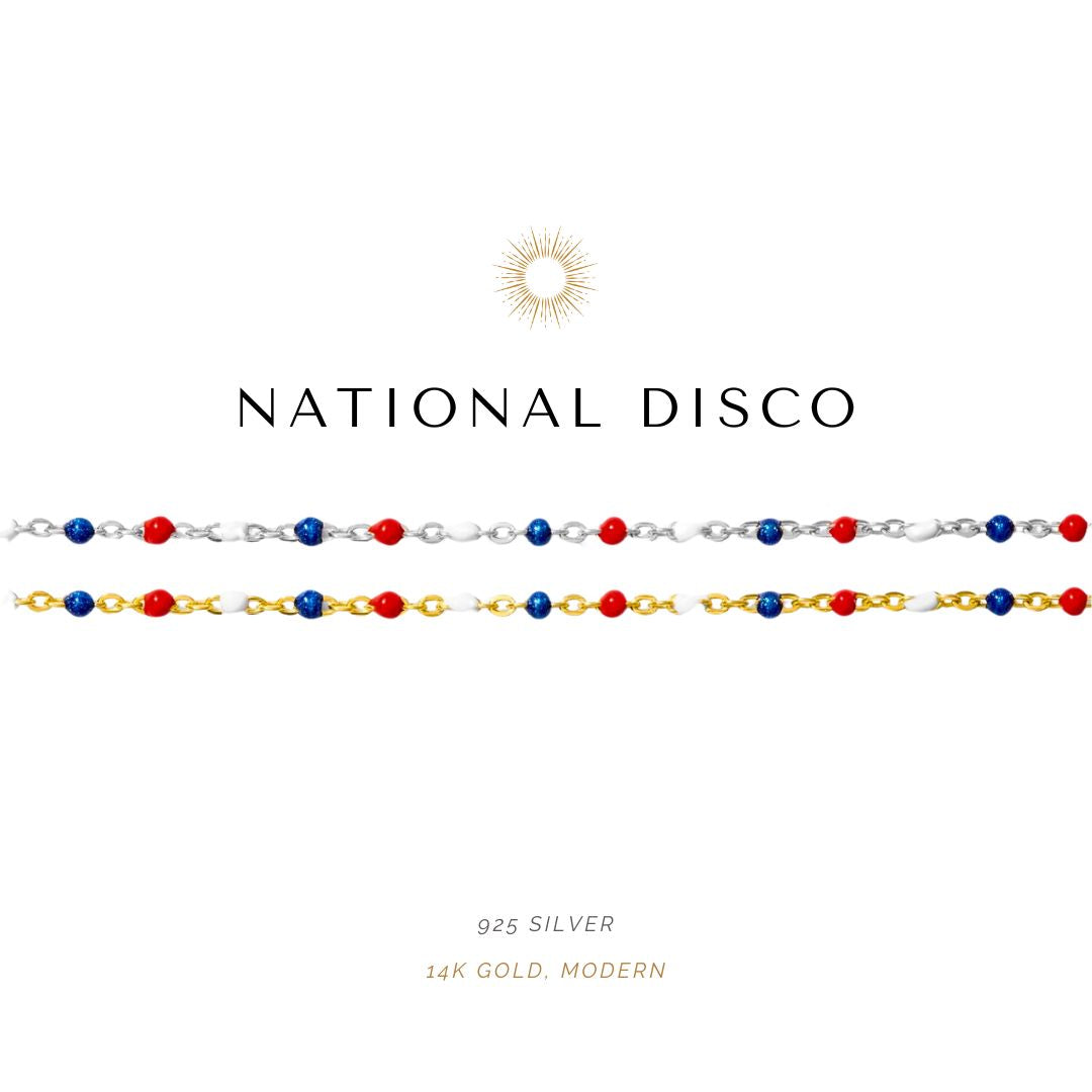 National's Disco | Limited-Edition American Chain - Red, White & Blue