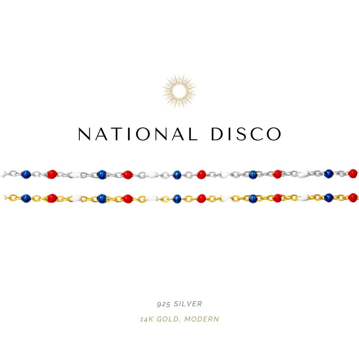 National's Disco | Limited-Edition American Chain - Red, White & Blue