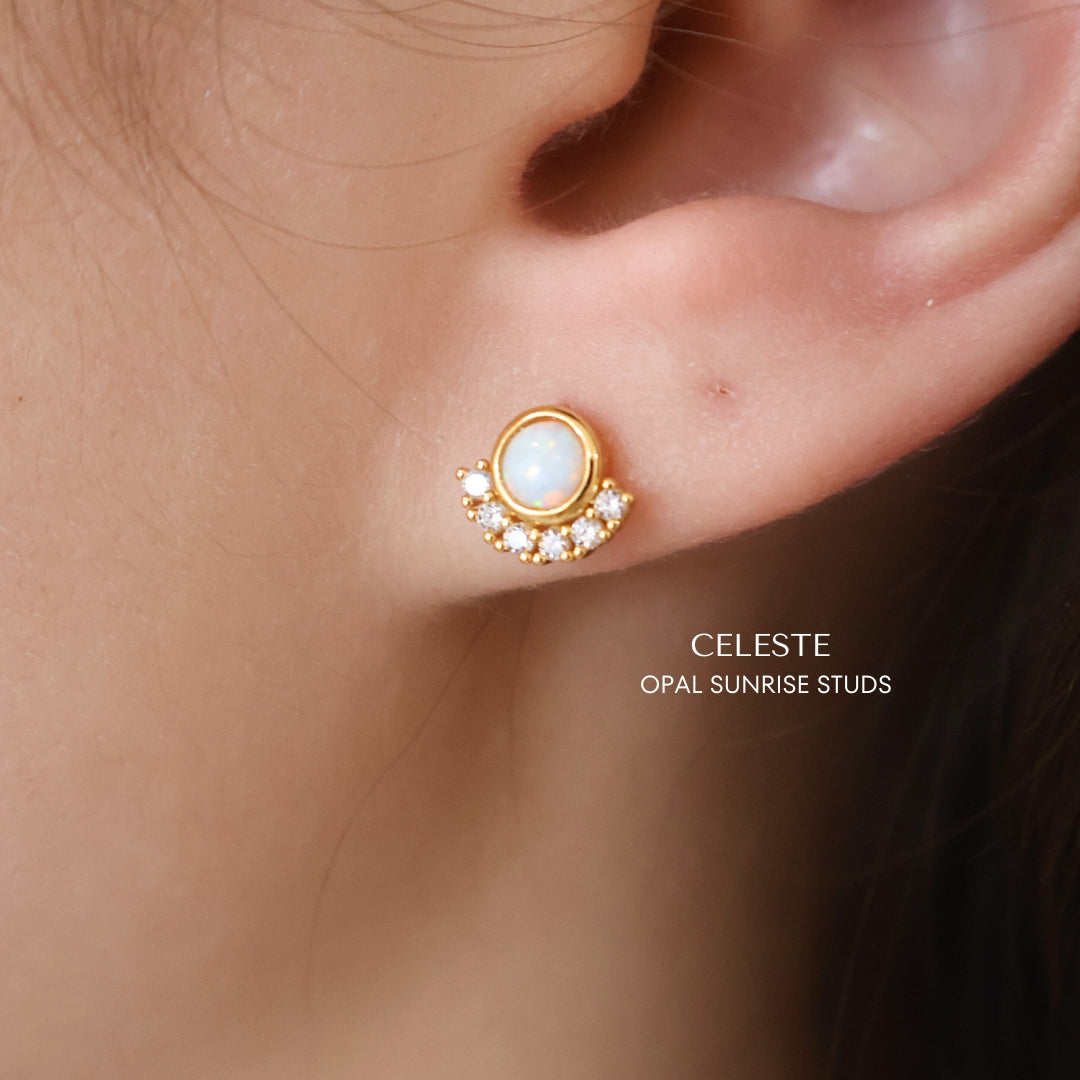Celeste Sunrise Studs