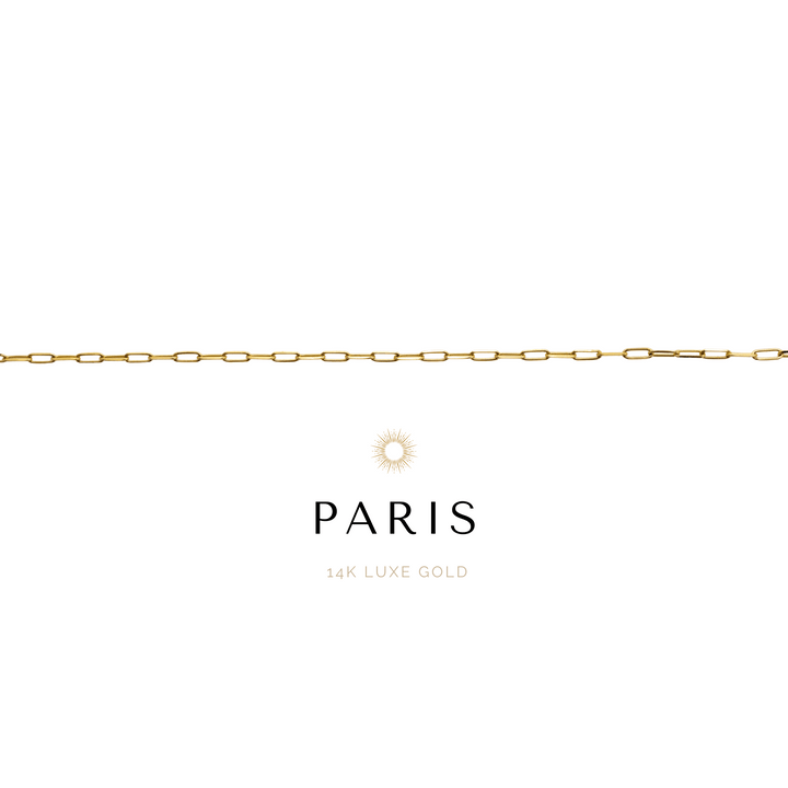 Paris Anklet - 14k Gold Luxe - The Minimalist Chain