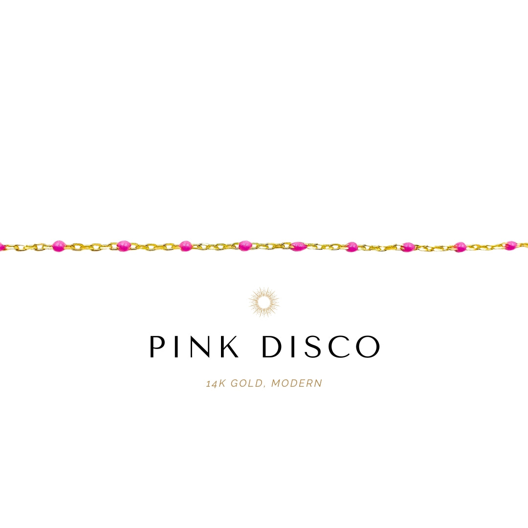 Pink Disco Bracelet