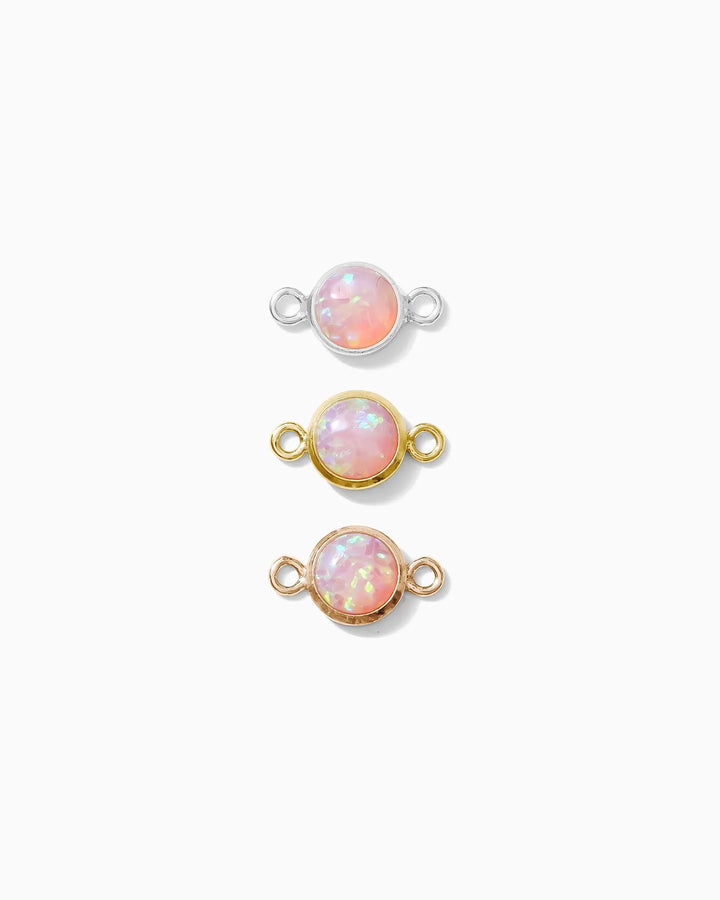 Opalite Bezel Jewelry Charms