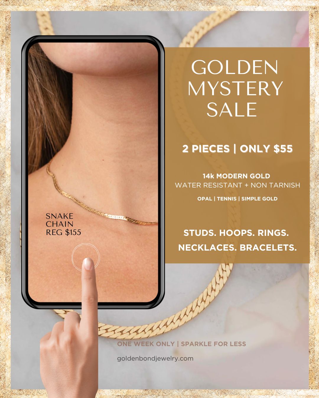 Golden Bag | Mystery 14k Gold Jewelry