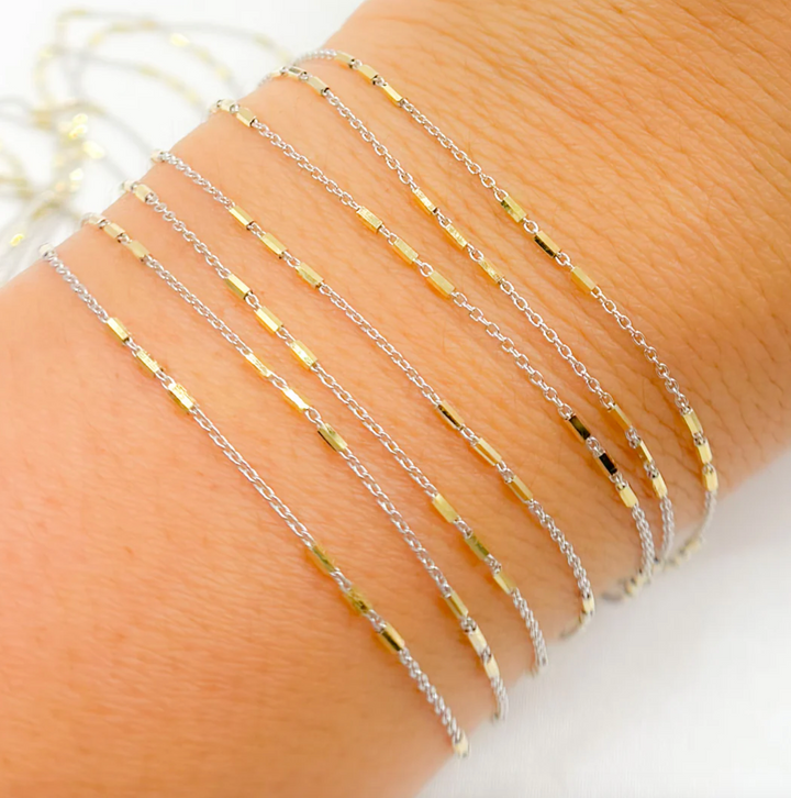 LUXE Permanent Bracelets - Solid 14k Gold