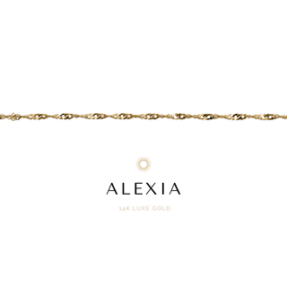 Alexia Bracelet, 14k Gold Options