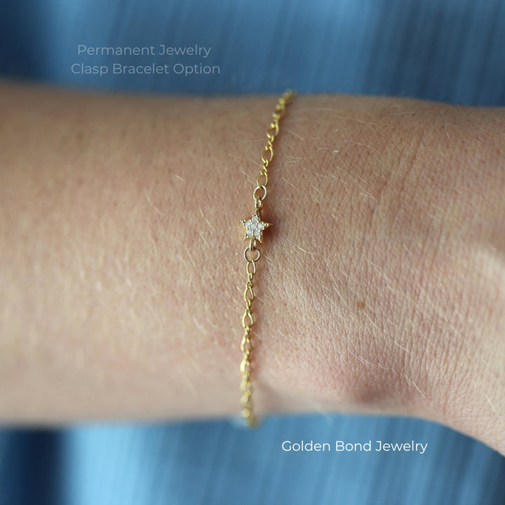 Sparkling Star CZ Charm