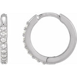 Giselle Hoops - 14K Gold & Diamonds