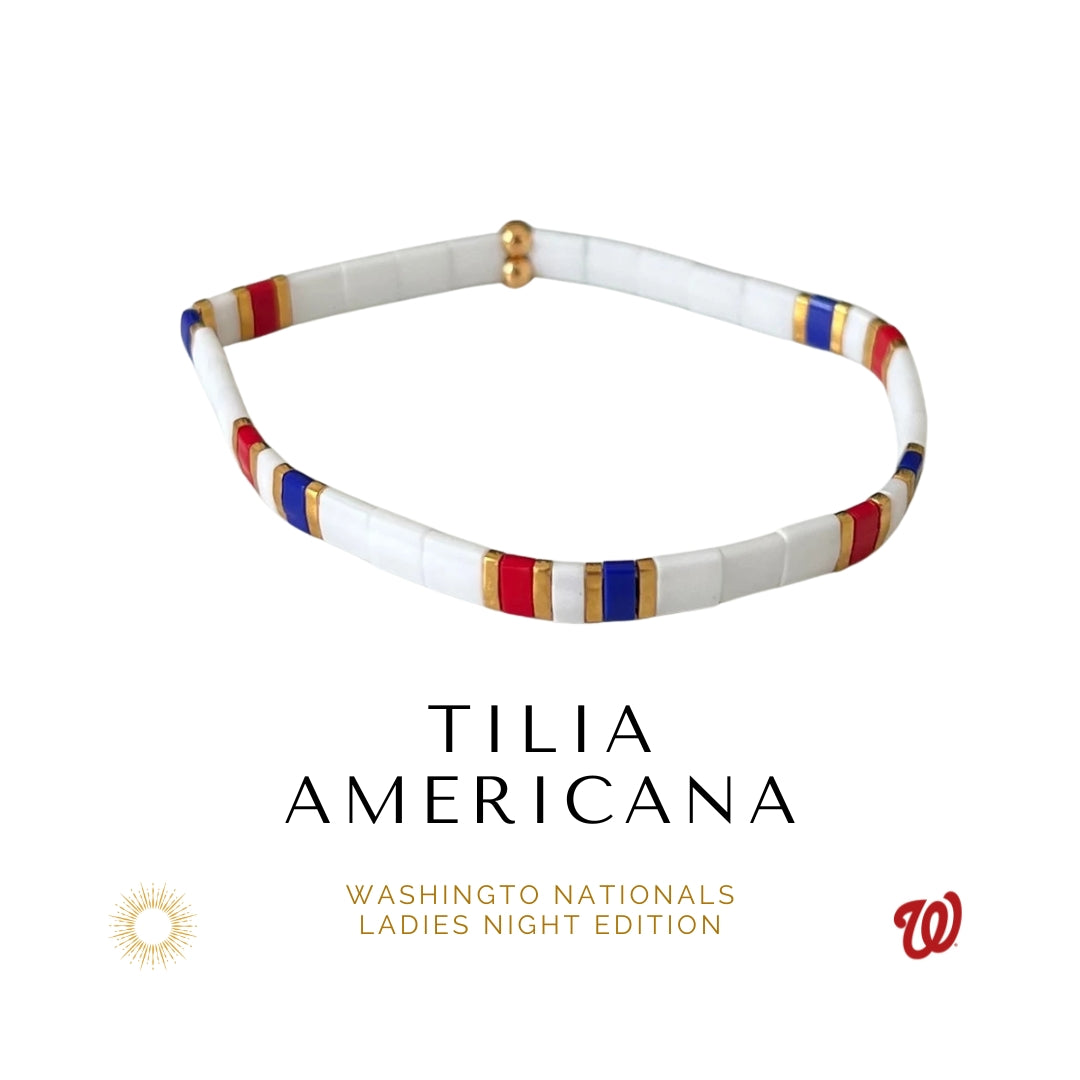 American Dream - Tilia Stretch Bracelet - Washington Nationals - Ladies Night 2025