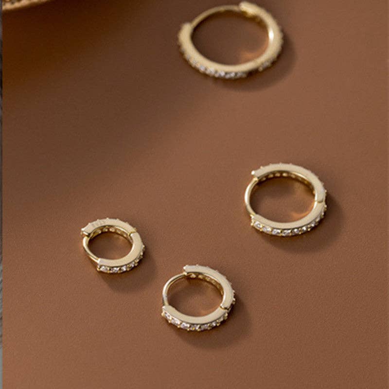 Everyday Pavé Hoop Earrings