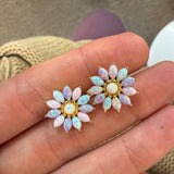 Opal Fantasy | Fleur Statement Studs