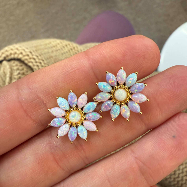 Opal Fantasy | Fleur Statement Studs