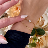 Flower CZ Charm | Permanent Jewelry