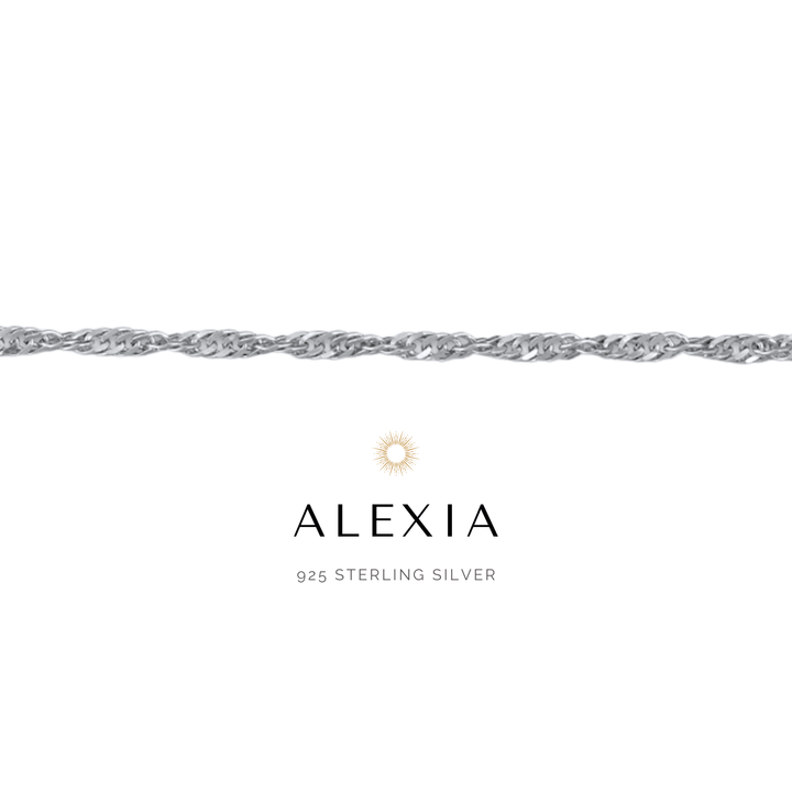 Alexia Anklet - Modern Gold - Twister Chain