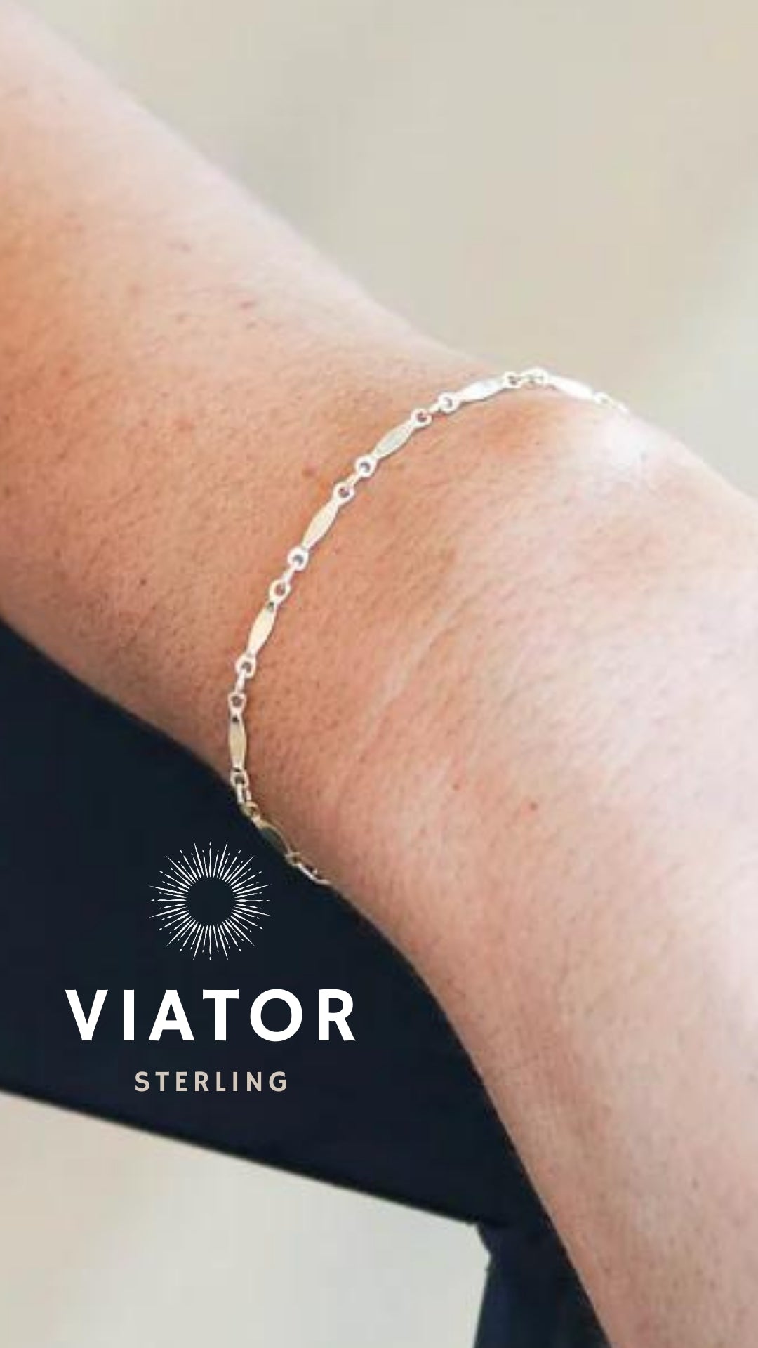 Viator Anklet | Sterling Silver Anklet for Women